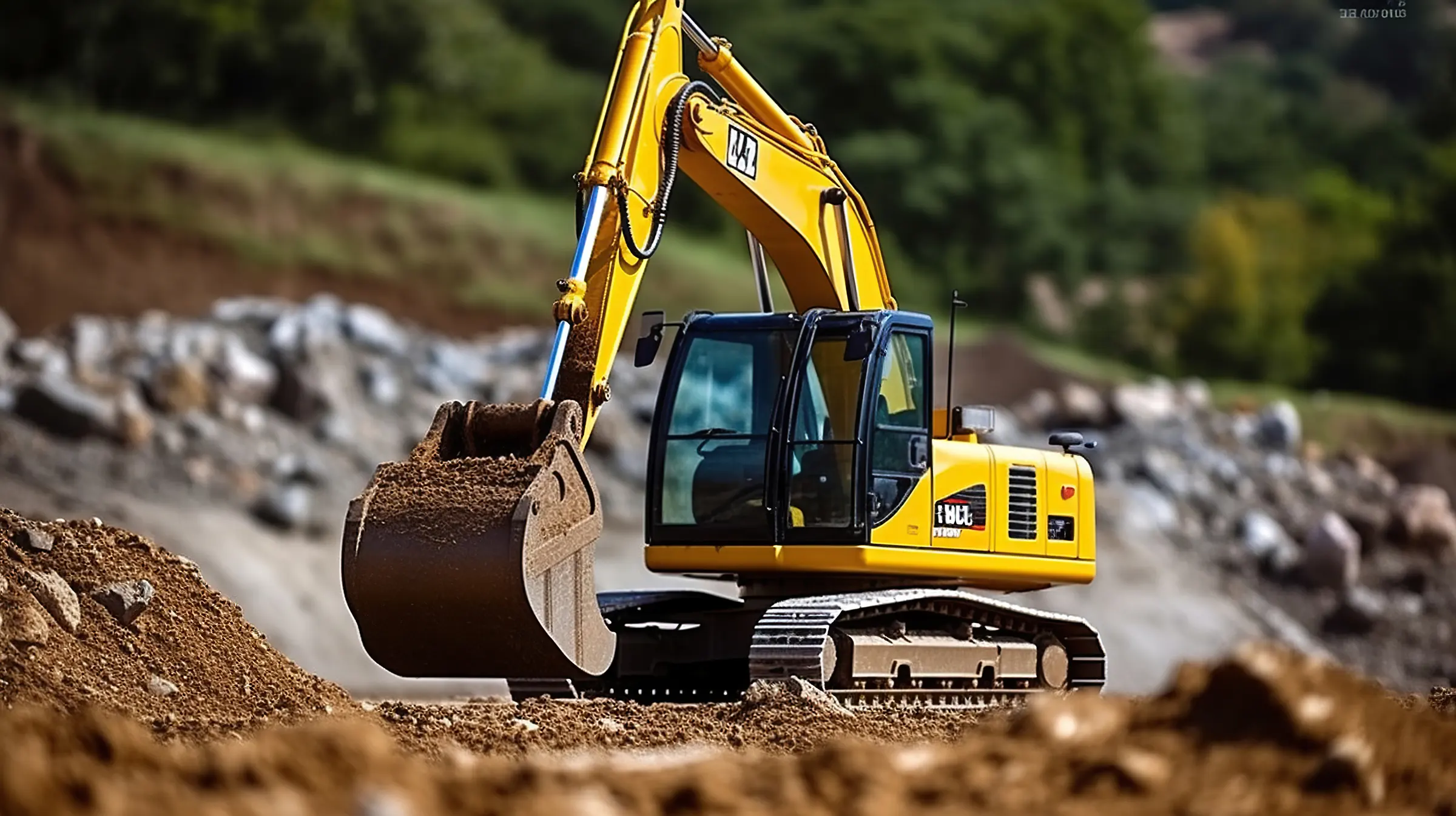 Heavy Excavator Construction Truck